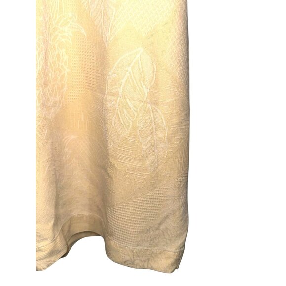 Jamaica Jaxx  Leaf Print Button-Up Shirt XL 100% Cotton Short Sleeve Casual - Picture 5 of 7